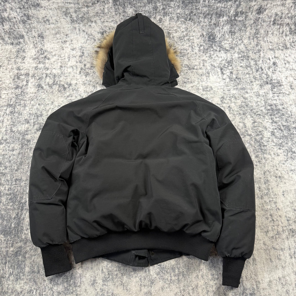 Vintage Canada Goose Chilliwack Bomber ‘Black’ Fur Down Jacket