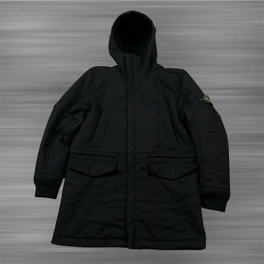 Stone Island 2018 Black Panno 4L Stretch Parka Jacket