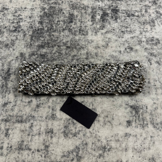 Prada Crystal Embellished Duchesse Satin Waist Belt