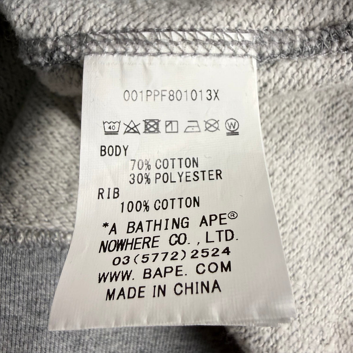 BAPE Japan Embroidery Holiday Pullover Hoodie