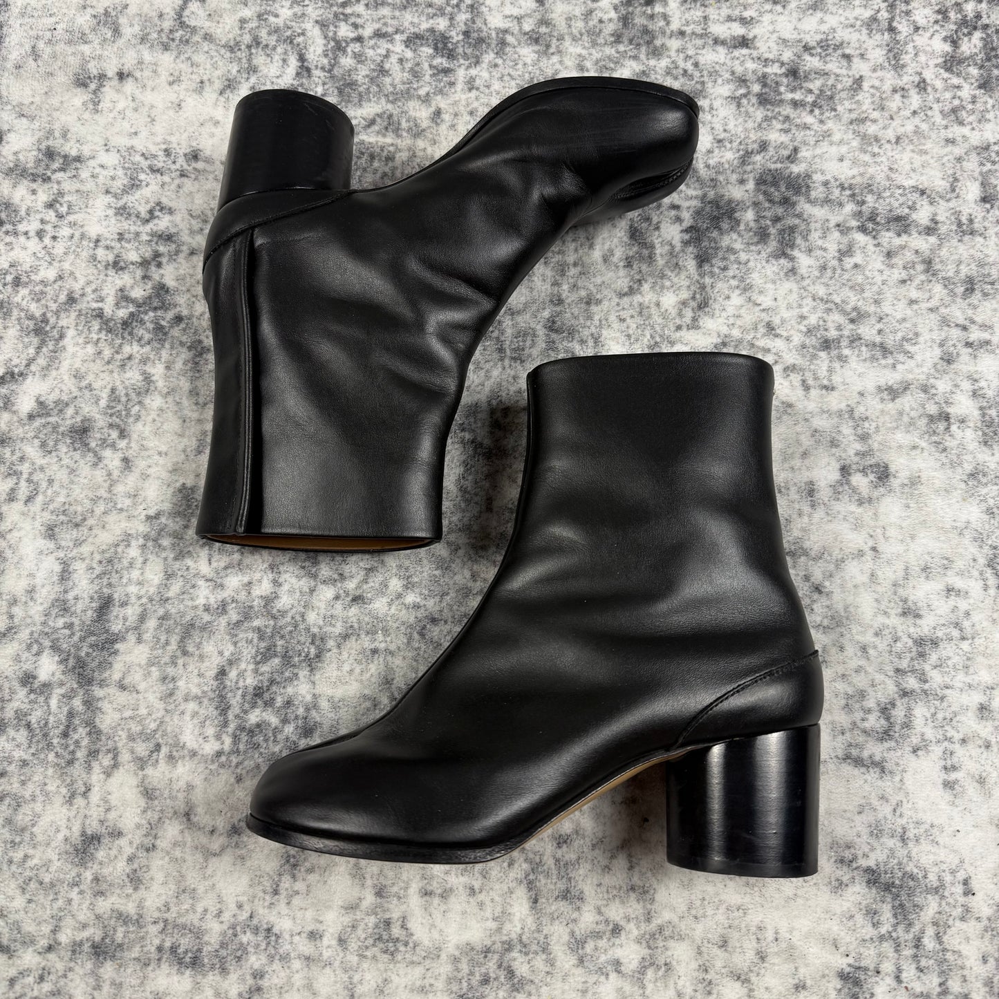 Maison Margiela Tabi Leather Ankle ‘Black’ Boots