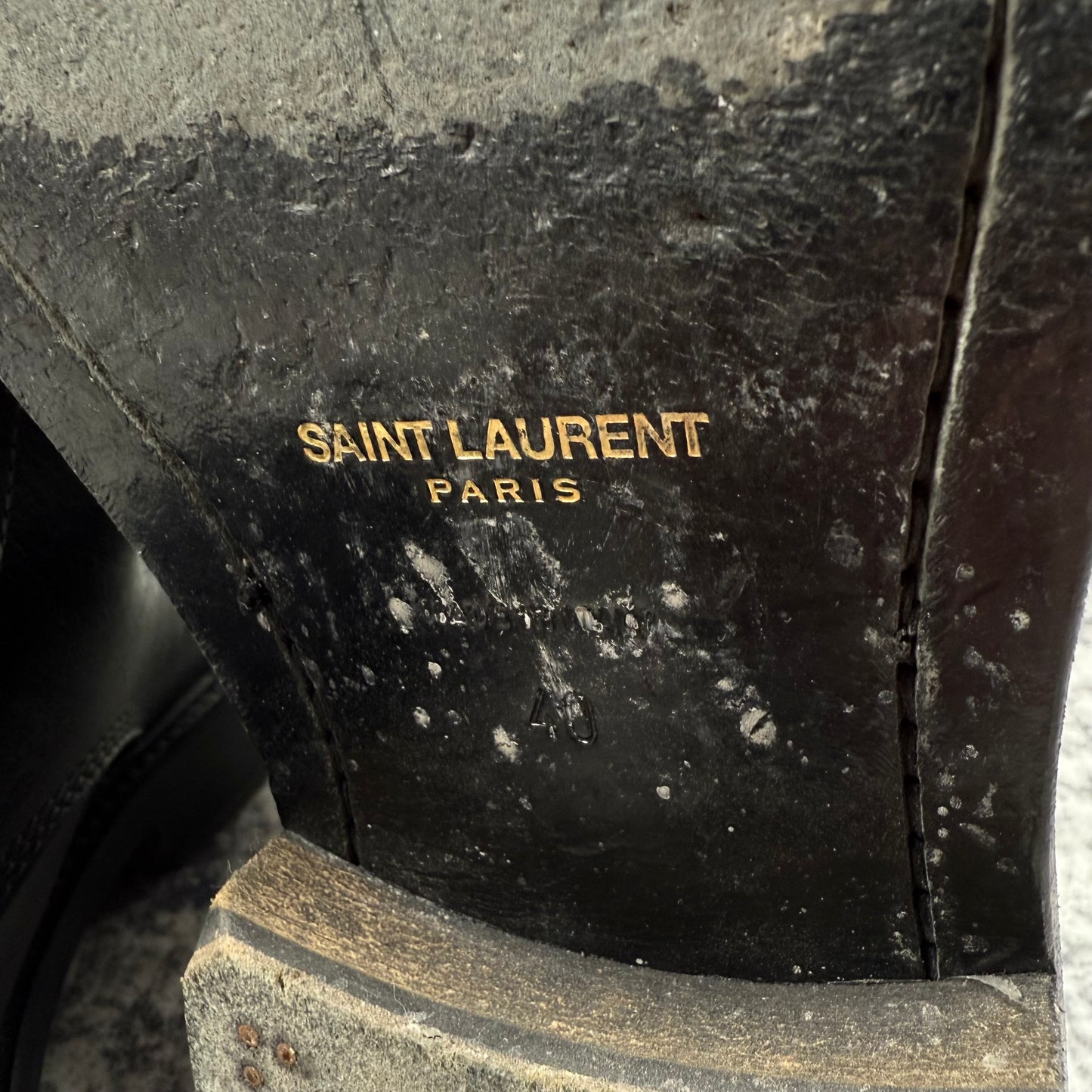 Saint Laurent Paris AW14-15 ‘Ranger’ Combat Lace-up Leather Boots