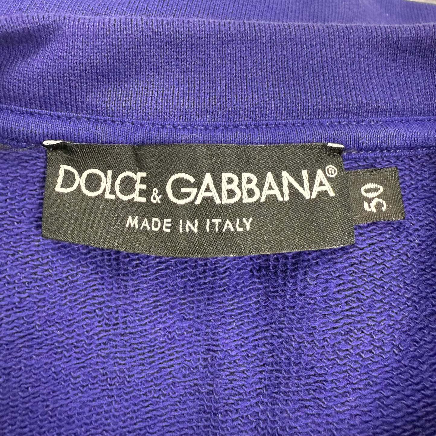 Dolce & Gabbana Metal Logo ‘Purple’ Crewneck