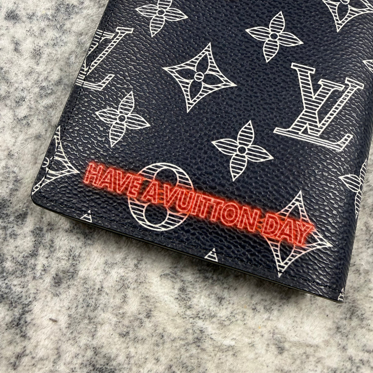 Louis Vuitton 2018 Monogram Ink Upside Down Brazza Wallet