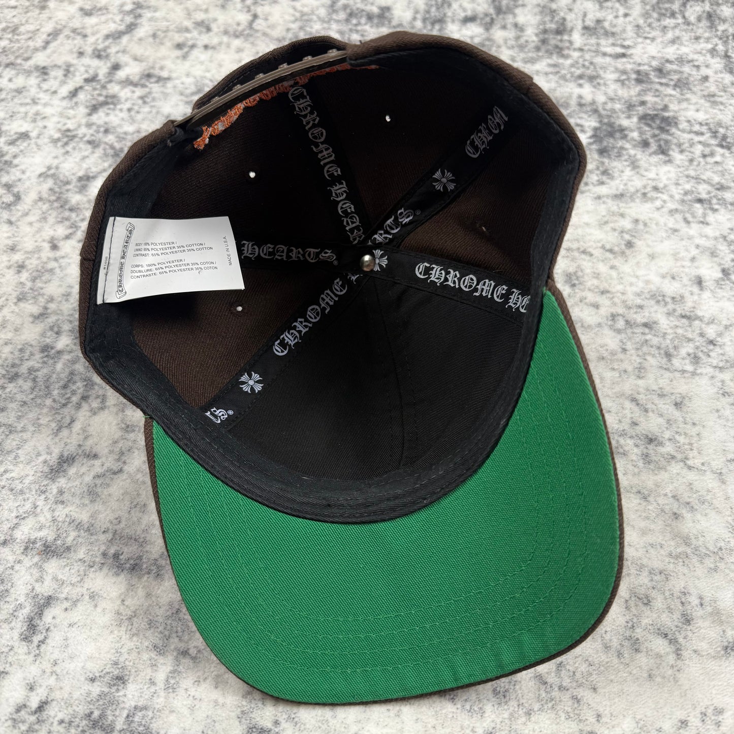 Chrome Hearts CH Logo ‘Brown’ Baseball Cap
