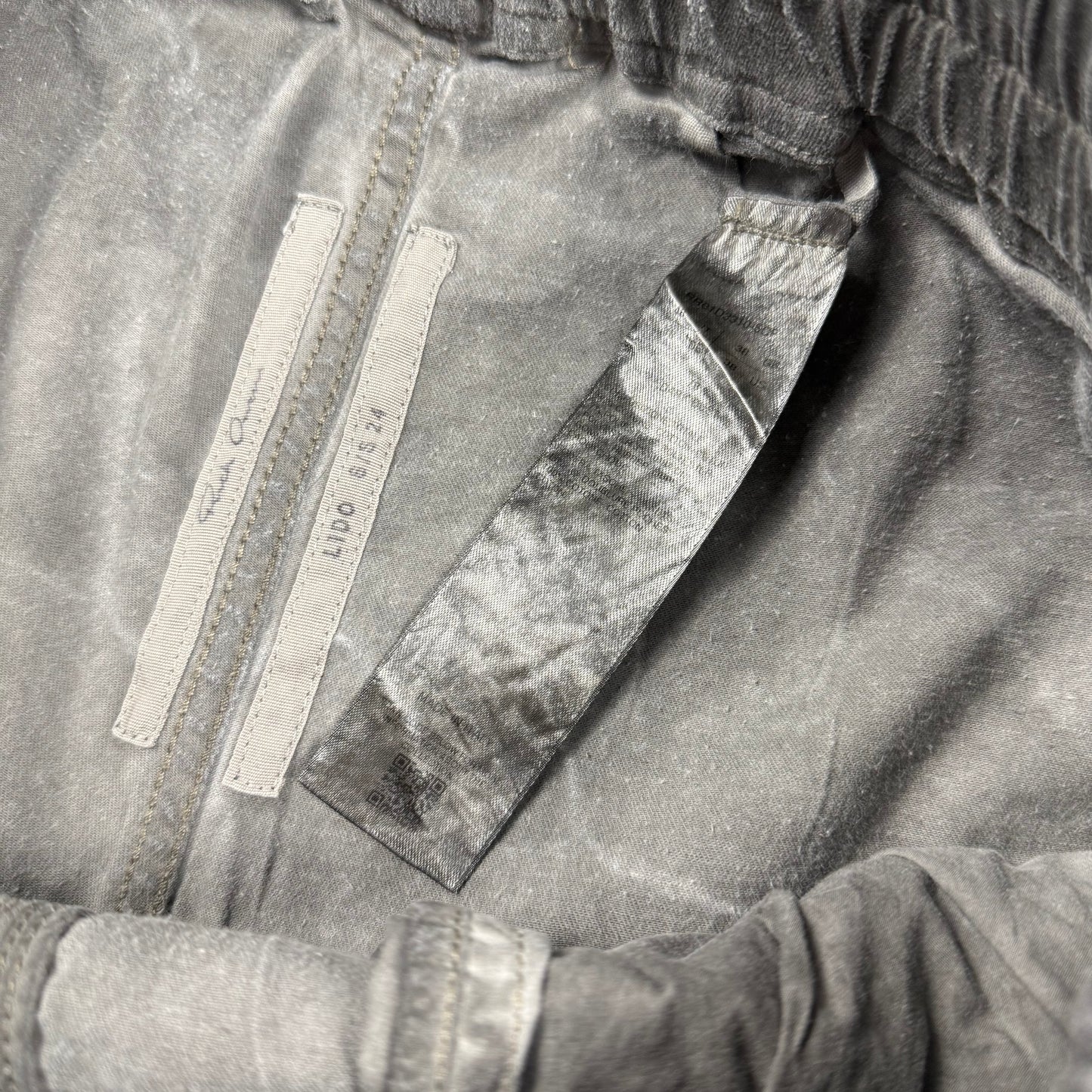 Rick Owens S/S24 Lido Sample Long Boxers Denim Shorts