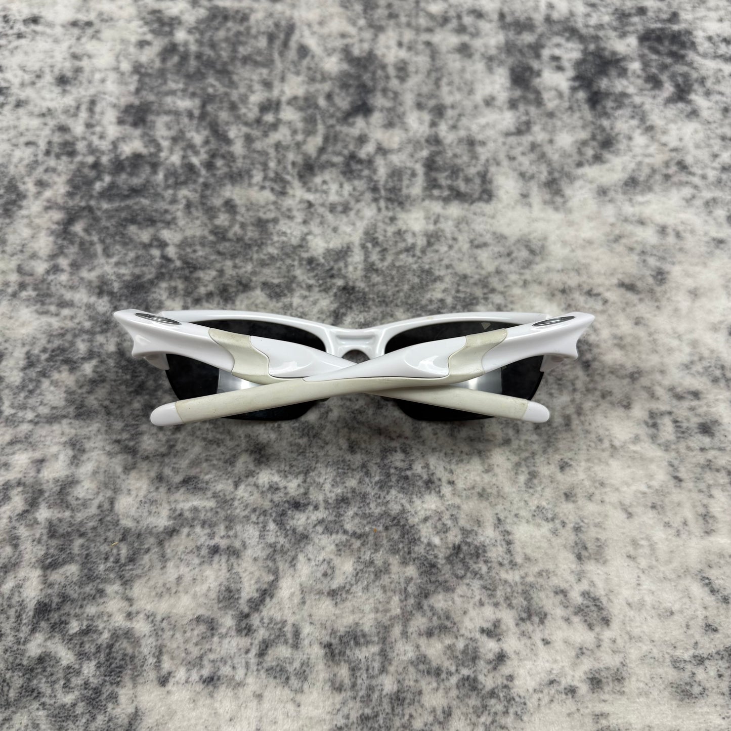 Oakley Half Jacket Polarized ʼWhite’ Sunglasses