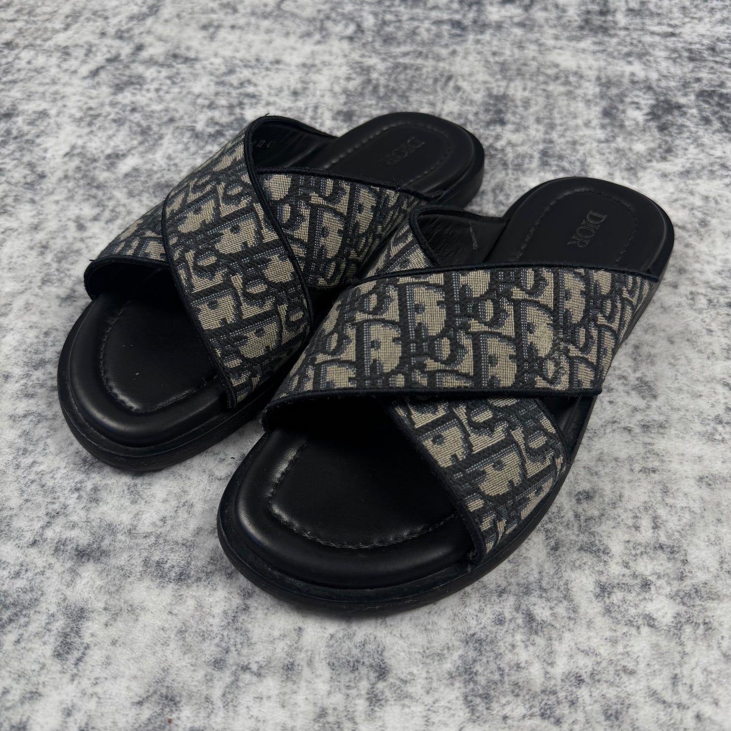 Dior Alias Oblique Monogram ‘Blue’ Sandals