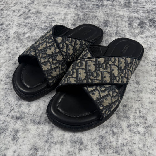 Dior Alias Oblique Monogram ‘Blue’ Sandals