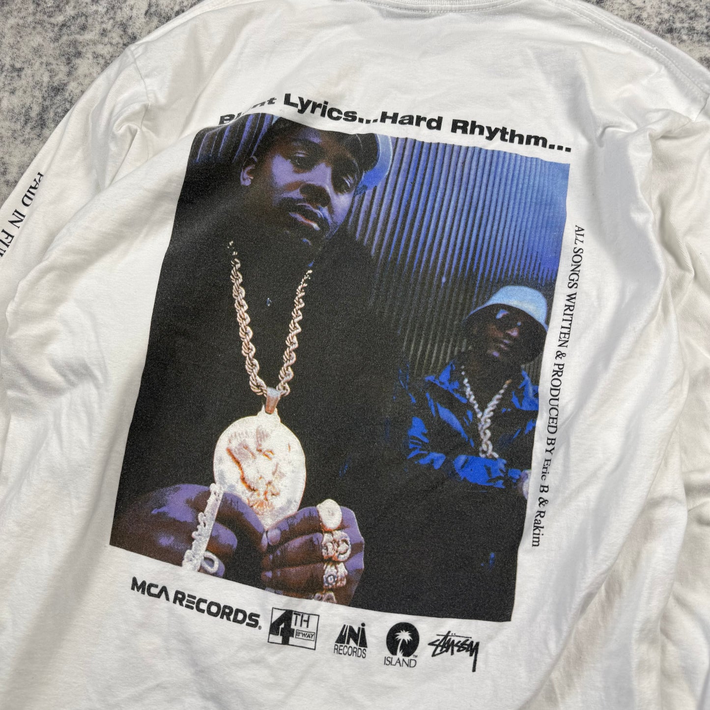 Stüssy x Eric B. & Rakim “Paid In Full” Long Sleeve