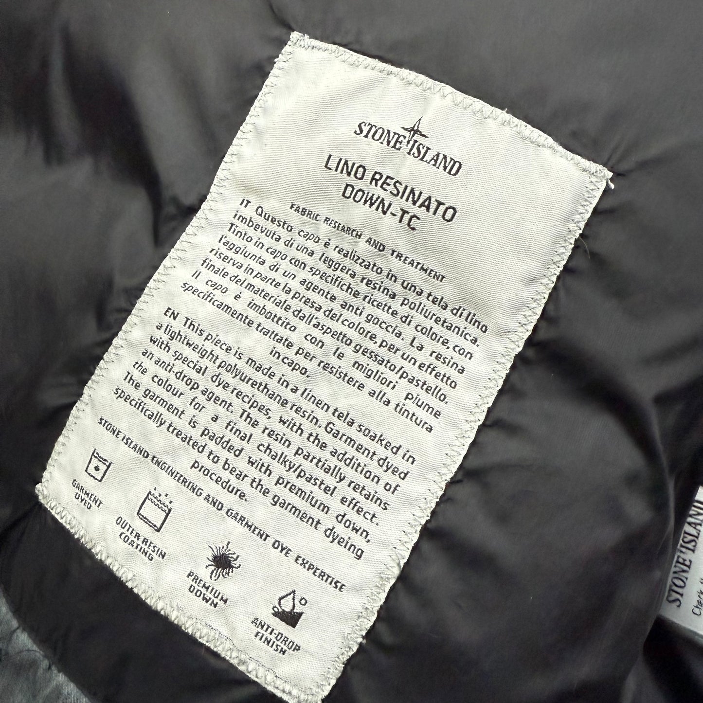 Stone Island Asymmetrical Zip Puffer Jacket