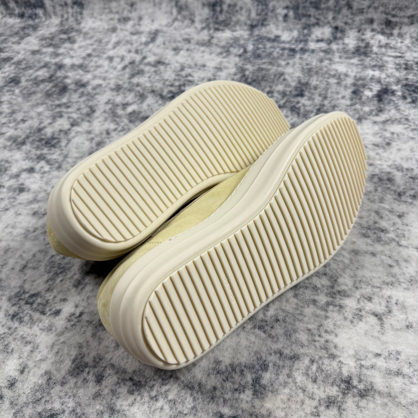 Rick Owens Suede Vintage ‘Butter/Milk’ Shoes