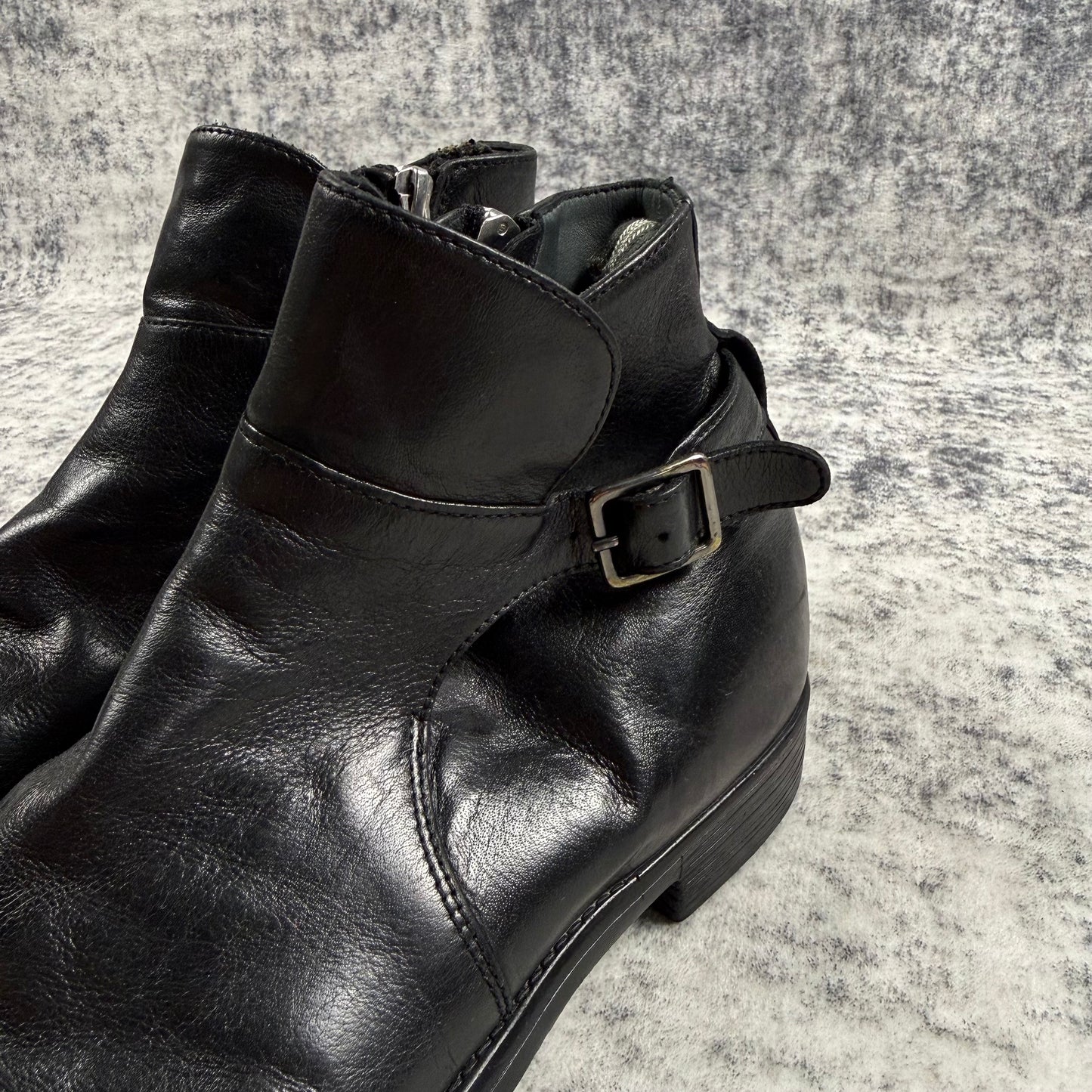Officine Creative Buckle ‘Black’ Leather Boots