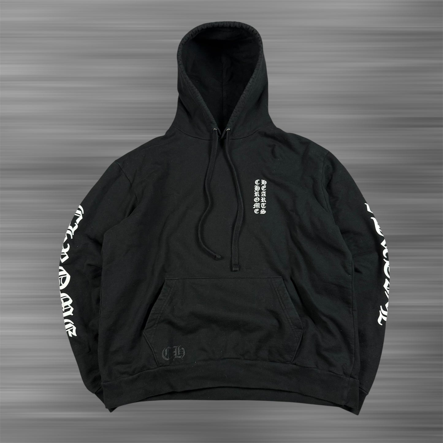 Chrome Hearts Vertical Black Hoodie